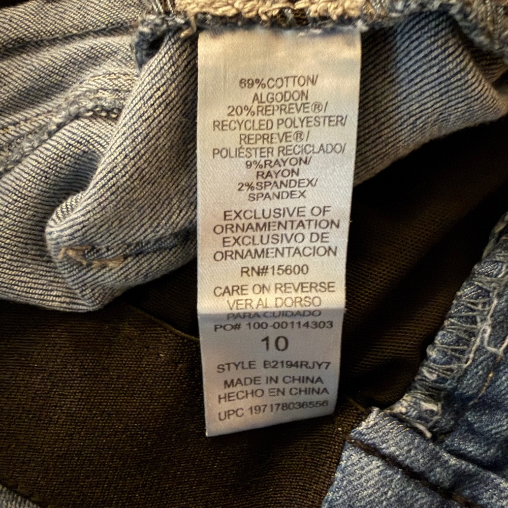 Democracy “Ab”solution Jeans Size 10 Medium Wash Barely Boot Cut - Picture 12 of 16